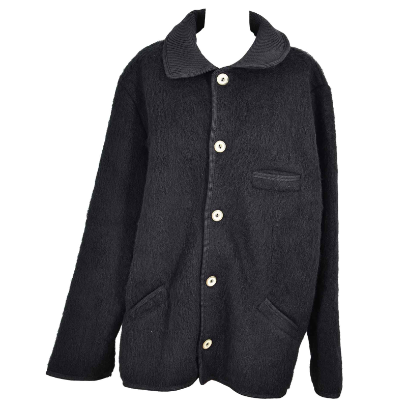 Veste homme laine des Pyrénées col tricot