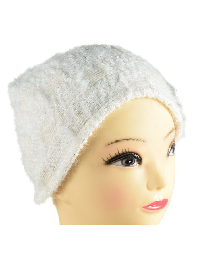 bonnet laine blanc pas cher en stock cet hiver