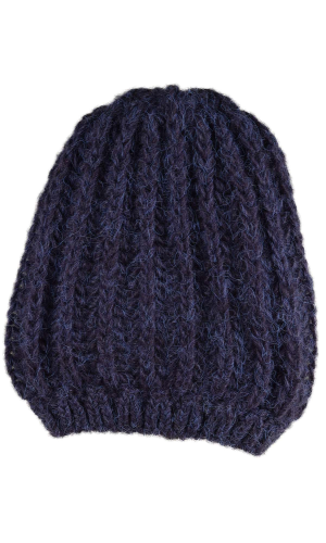 bonnet fantaisie violet chaud pour l'hiver