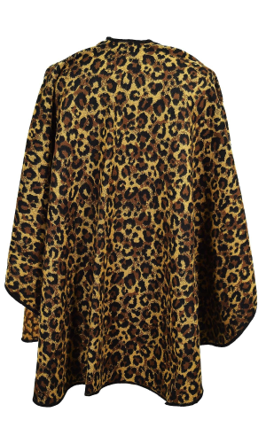 cape acrylique leopard camel en stock hiver 2019