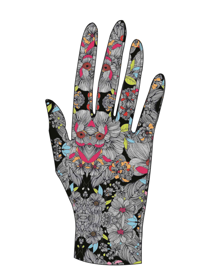 Gants velours Psyché