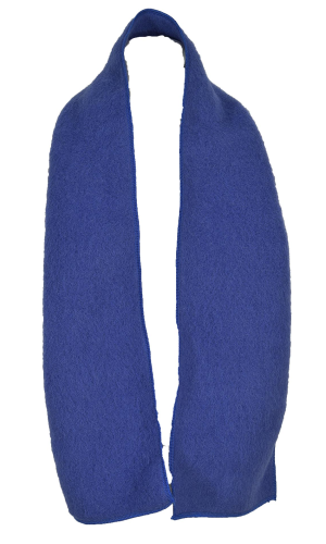 Echarpe laine bleu