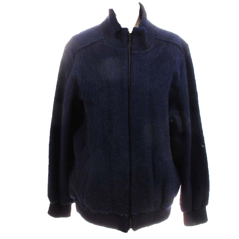 Blouson homme laine des Pyrénées marine