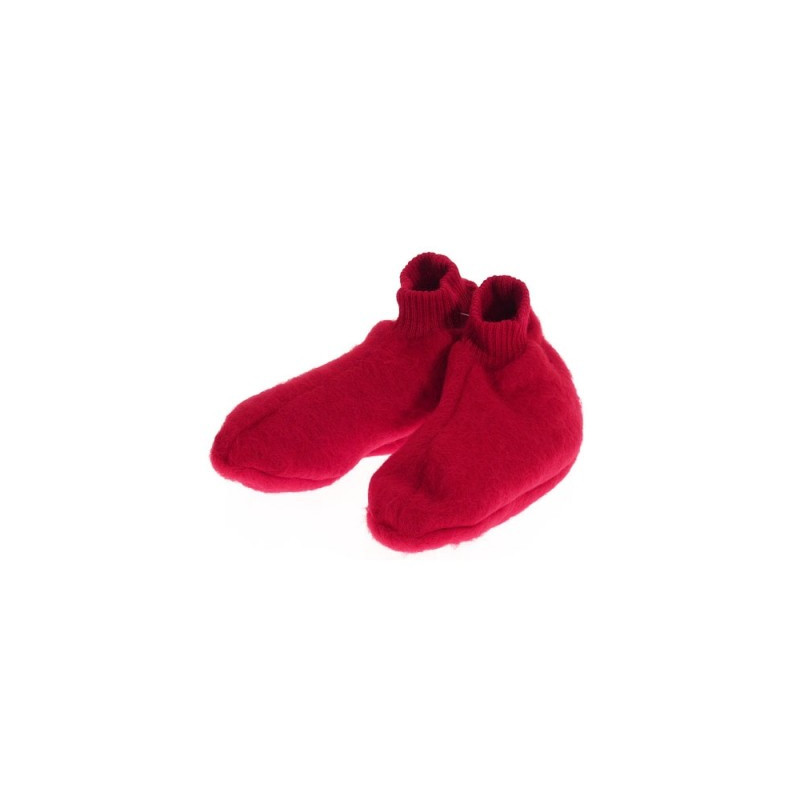 chaussons laine pyrénées val d'arizes à découvrir en rouge